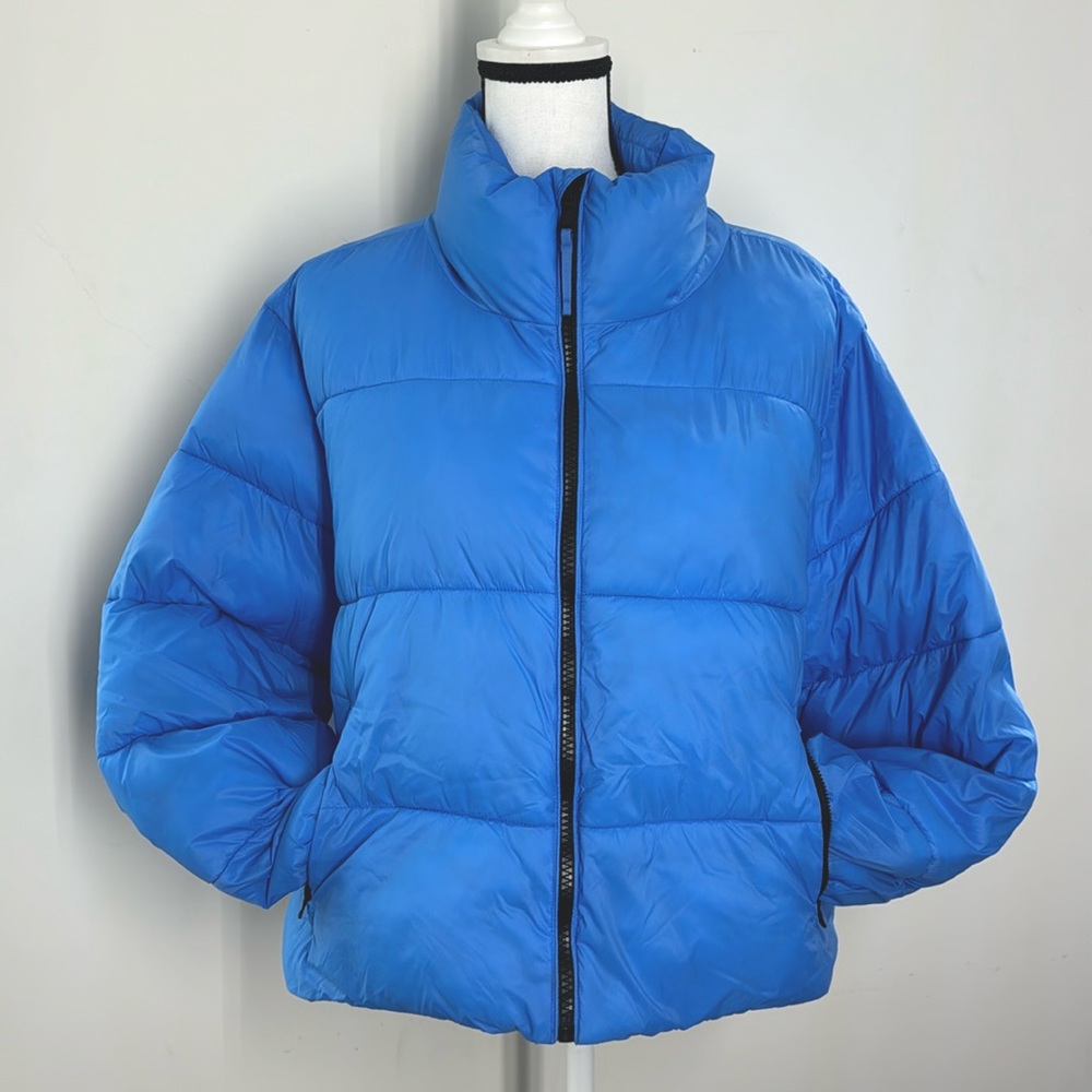 Old Navy Blue Puffer Jacket